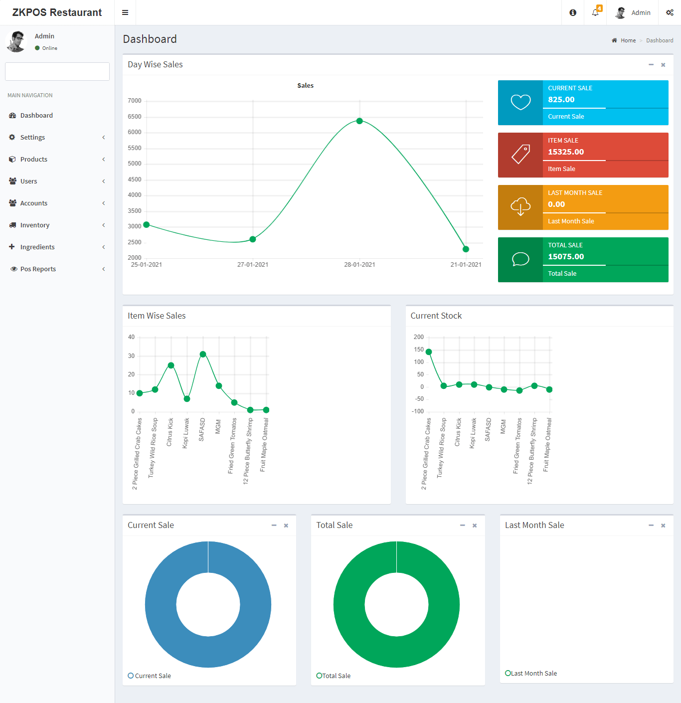 ZKTeco SECUREX 2018 ZKPos Web Dashboard